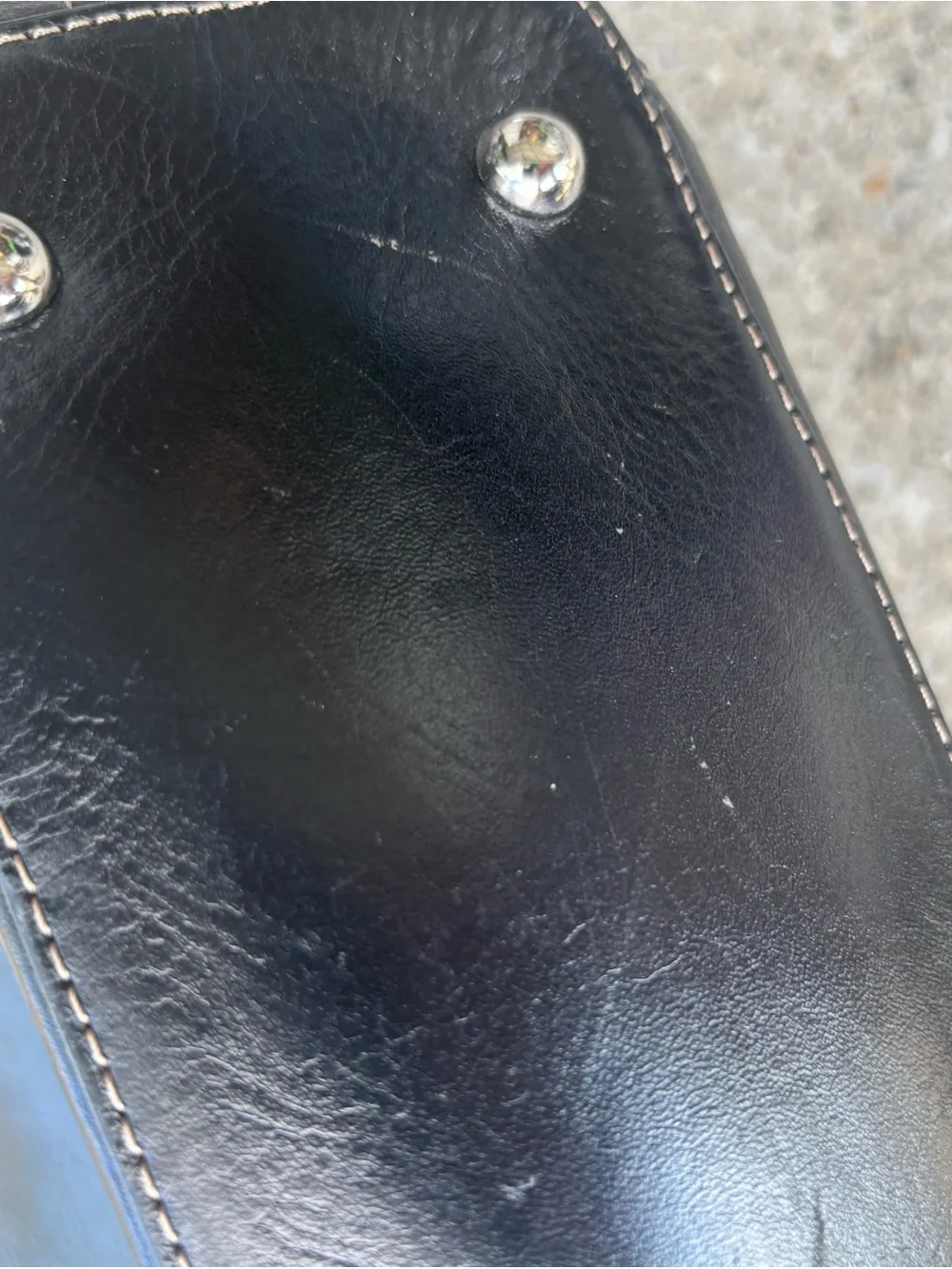 Fossil Black Leather Laptop Briefcase with Removable Strap